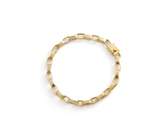 Pulseira Cartier Cadeado em Ouro Amarelo 18K com 22 cm